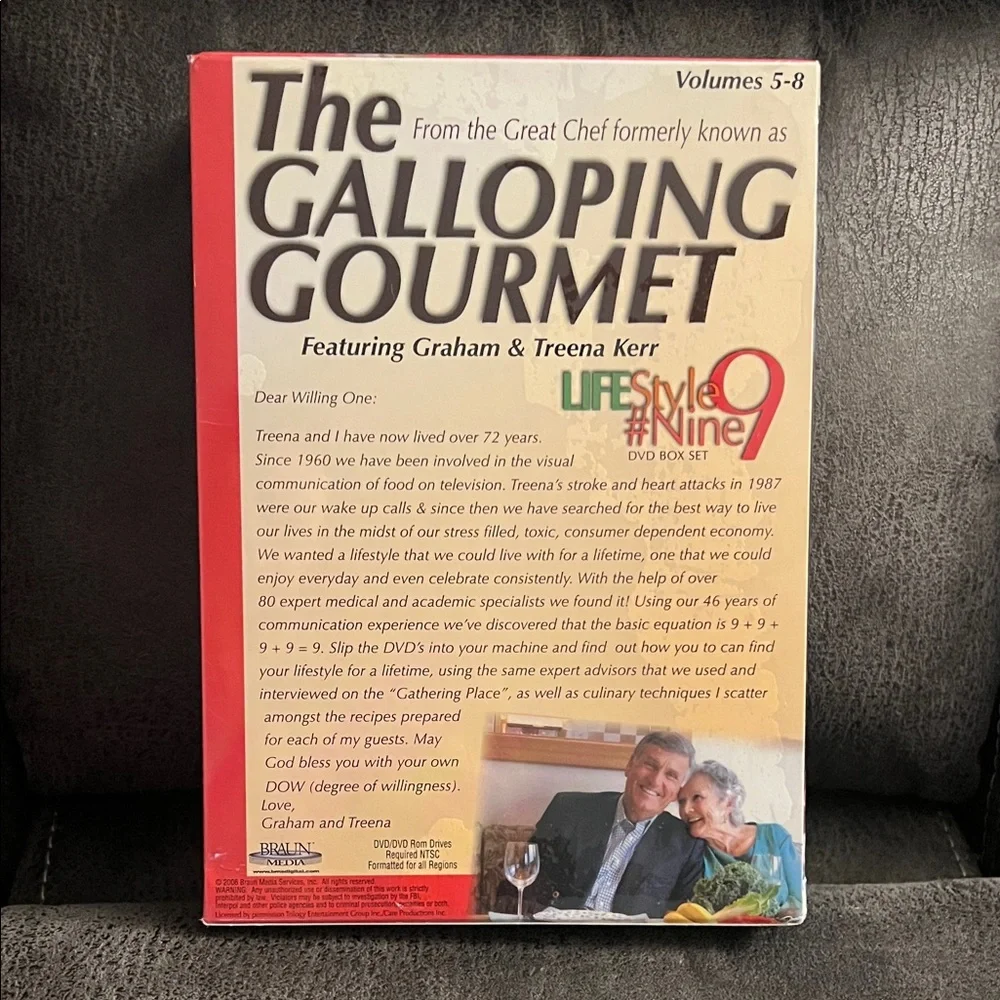 *New* The Galloping Gourmet DVD Box Set - Lifestyle #9 - Volume 1-8 - Picture 5 of 7